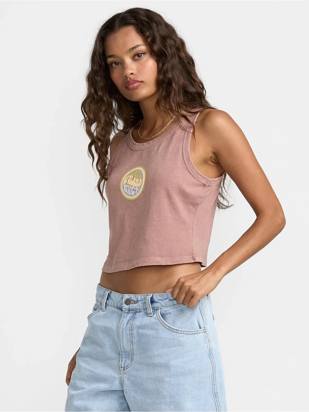 RVCA Pale Blue Crawford Long Denim Shorts in Ash